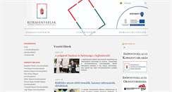 Desktop Screenshot of kormanyablak.hu